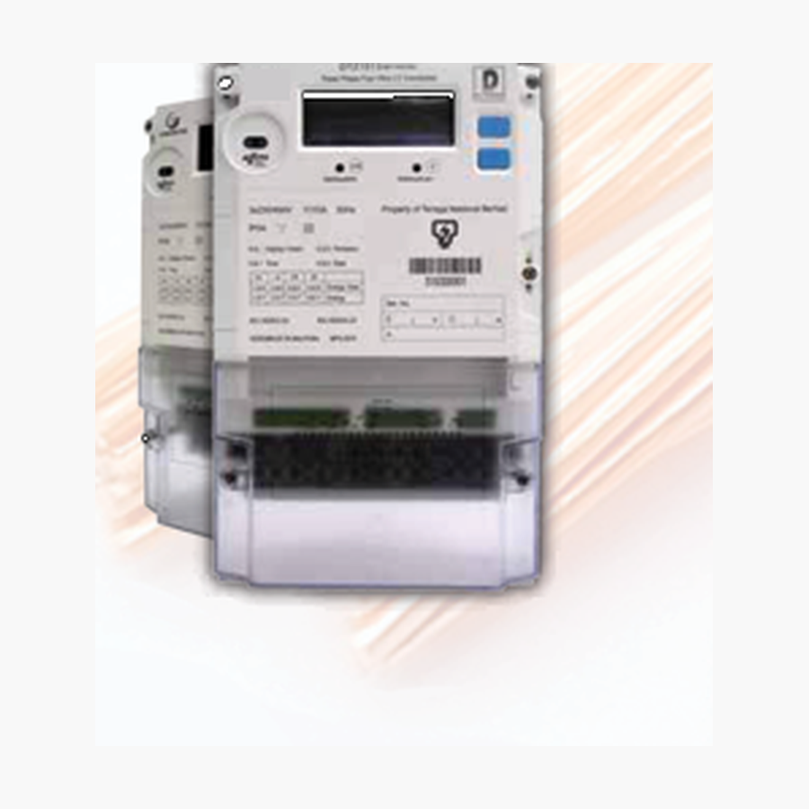 LVCT Meter — three-phase CT connected