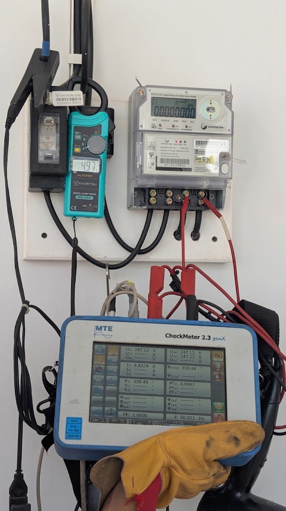 Smart meter field calibration with CheckMeter verification equipment